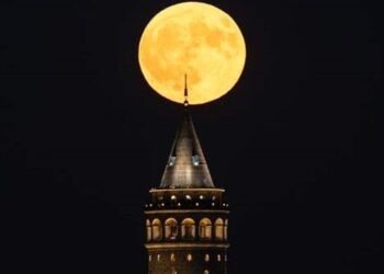 İstanbul’dan Süper Mavi Ay manzaraları